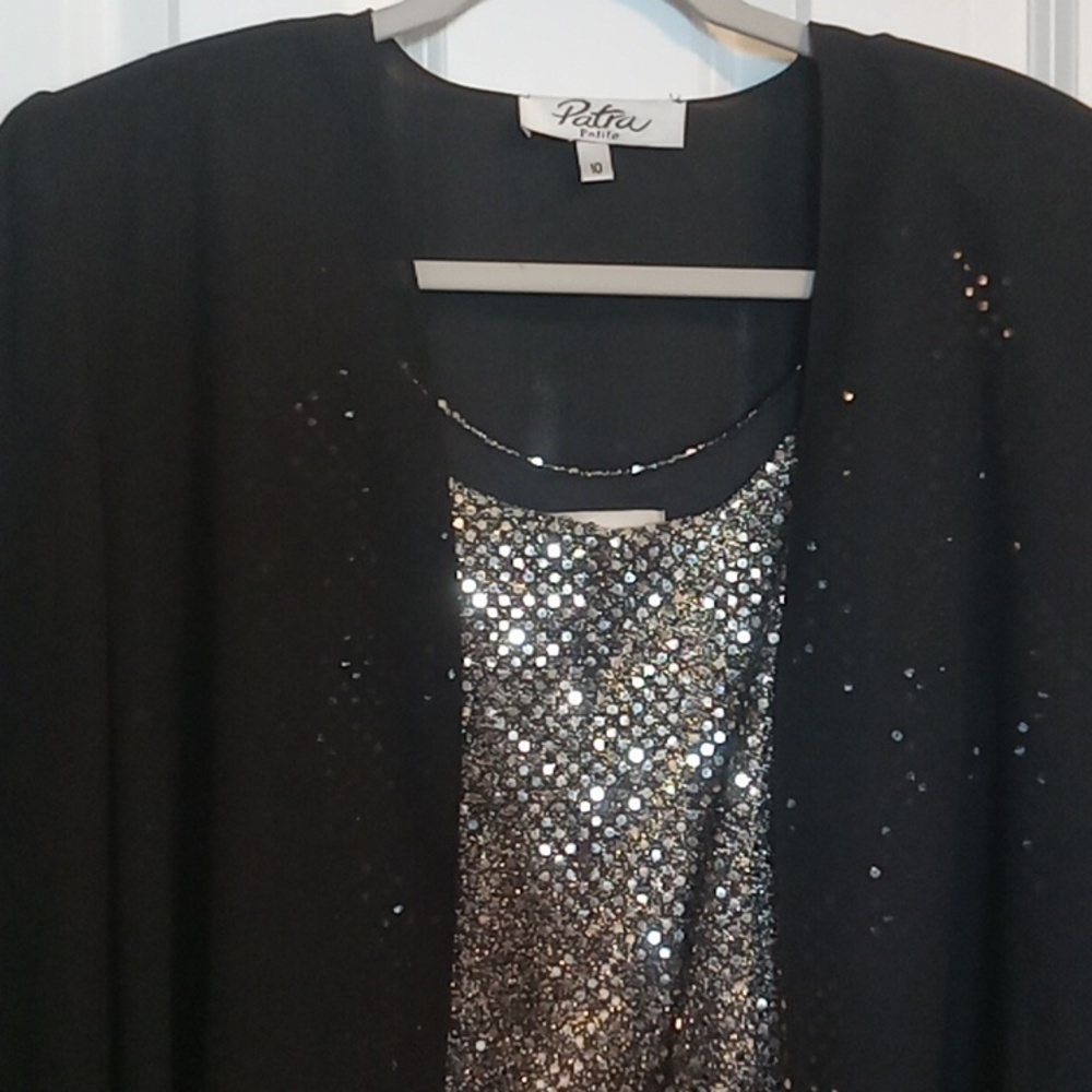 Patra Petite Classic Black Vintage Dress - Picture 3 of 7
